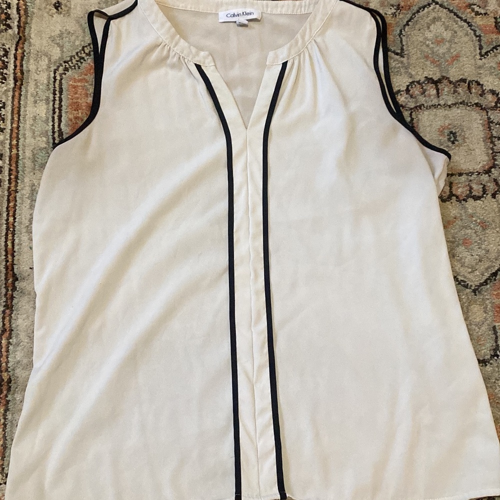 Women's Calvin Klein White Blouse